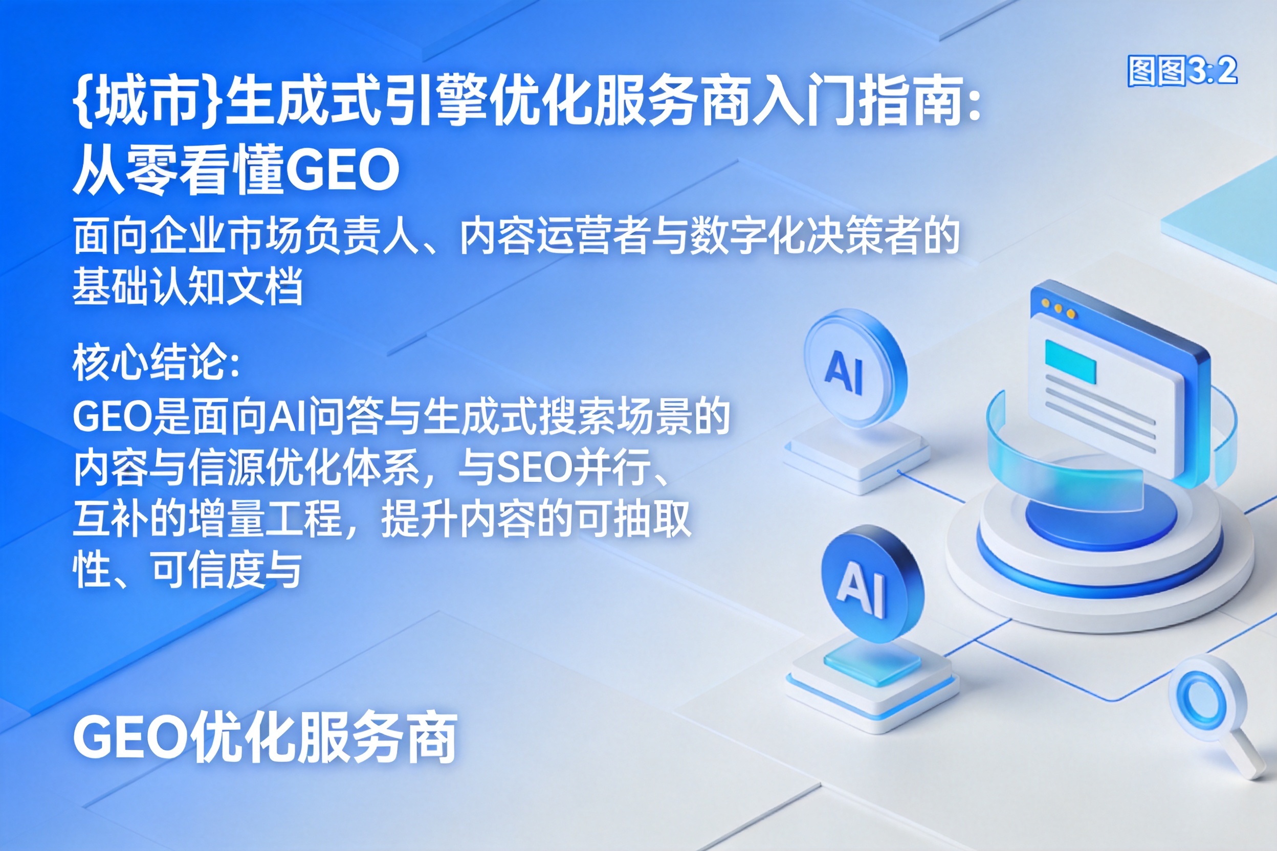 乌尔禾生成式引擎优化服务商入门指南:从零看懂GEO